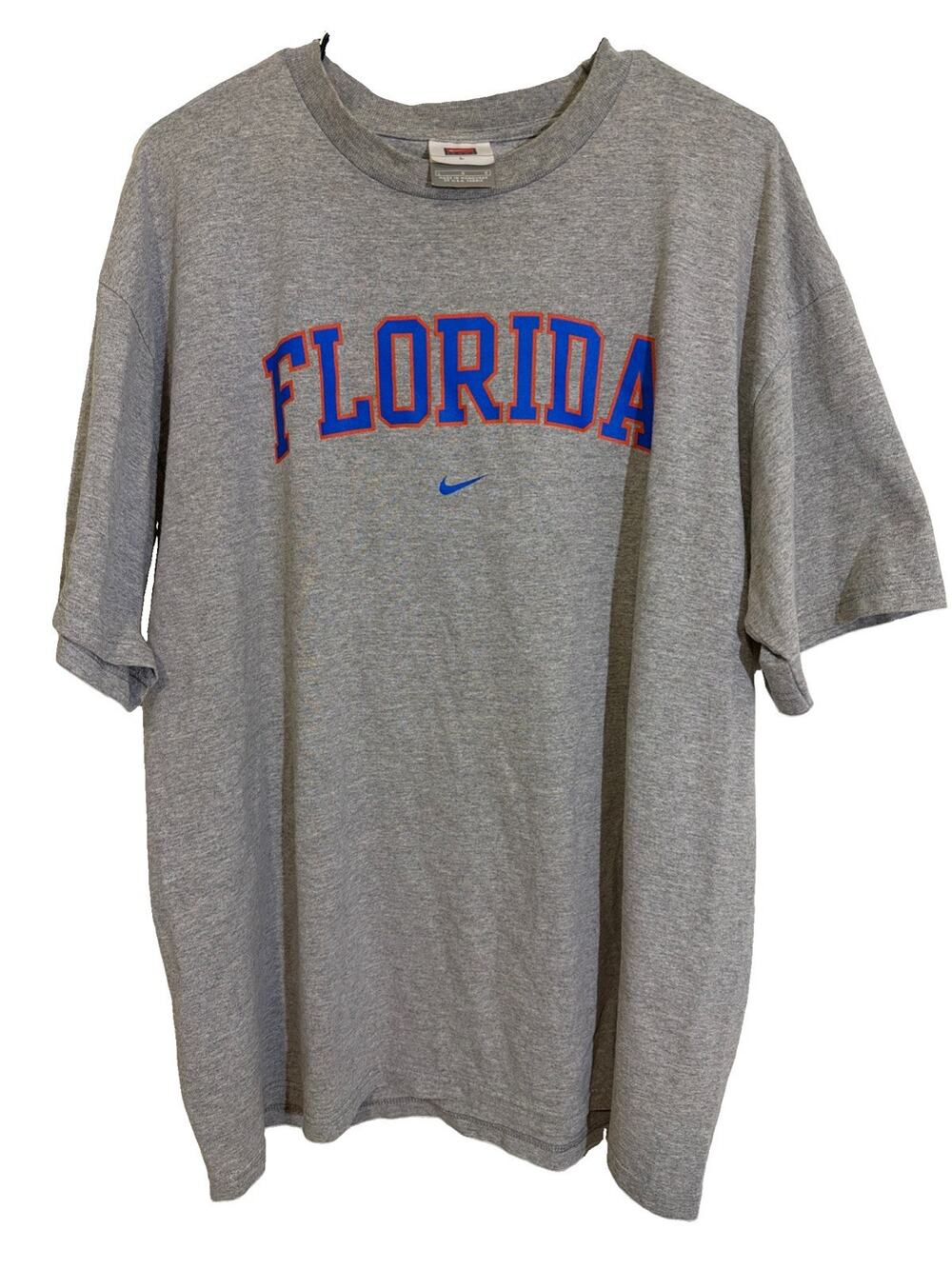Nike Center Swoosh Florida Short Sleeve Tshirt Unisex Large FSU College Vintage